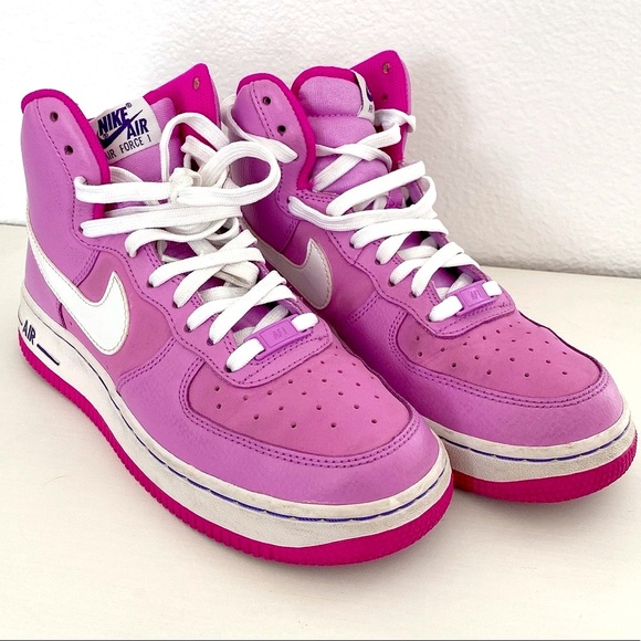 Nike Shoes - Purple / Pink Nike Air Force 1 Great Used Cond